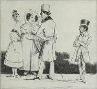 Picture 207 of 473 from Das Weib in der Karikatur Frankreichs : mit 448 Textillustrationen und 72 farbigen Kunstblättern nach seltenen und amüsanten französischen Karikaturen aus allen Zeitepochen (1907), leaf 331