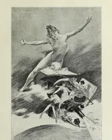 Picture 212 of 473 from Das Weib in der Karikatur Frankreichs : mit 448 Textillustrationen und 72 farbigen Kunstblättern nach seltenen und amüsanten französischen Karikaturen aus allen Zeitepochen (1907), leaf 341