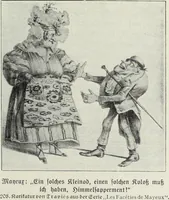 Picture 214 of 473 from Das Weib in der Karikatur Frankreichs : mit 448 Textillustrationen und 72 farbigen Kunstblättern nach seltenen und amüsanten französischen Karikaturen aus allen Zeitepochen (1907), leaf 343