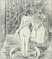 Picture 229 of 473 from Das Weib in der Karikatur Frankreichs : mit 448 Textillustrationen und 72 farbigen Kunstblättern nach seltenen und amüsanten französischen Karikaturen aus allen Zeitepochen (1907), leaf 362