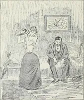 Picture 237 of 473 from Das Weib in der Karikatur Frankreichs : mit 448 Textillustrationen und 72 farbigen Kunstblättern nach seltenen und amüsanten französischen Karikaturen aus allen Zeitepochen (1907), leaf 376