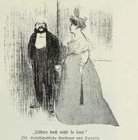 Picture 281 of 473 from Das Weib in der Karikatur Frankreichs : mit 448 Textillustrationen und 72 farbigen Kunstblättern nach seltenen und amüsanten französischen Karikaturen aus allen Zeitepochen (1907), leaf 437