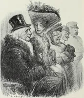 Picture 287 of 473 from Das Weib in der Karikatur Frankreichs : mit 448 Textillustrationen und 72 farbigen Kunstblättern nach seltenen und amüsanten französischen Karikaturen aus allen Zeitepochen (1907), leaf 446