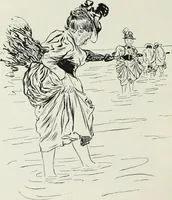 Picture 290 of 473 from Das Weib in der Karikatur Frankreichs : mit 448 Textillustrationen und 72 farbigen Kunstblättern nach seltenen und amüsanten französischen Karikaturen aus allen Zeitepochen (1907), leaf 450
