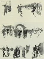 Picture 291 of 473 from Das Weib in der Karikatur Frankreichs : mit 448 Textillustrationen und 72 farbigen Kunstblättern nach seltenen und amüsanten französischen Karikaturen aus allen Zeitepochen (1907), leaf 455
