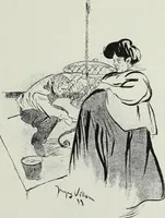 Picture 302 of 473 from Das Weib in der Karikatur Frankreichs : mit 448 Textillustrationen und 72 farbigen Kunstblättern nach seltenen und amüsanten französischen Karikaturen aus allen Zeitepochen (1907), leaf 467