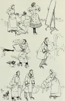 Picture 309 of 473 from Das Weib in der Karikatur Frankreichs : mit 448 Textillustrationen und 72 farbigen Kunstblättern nach seltenen und amüsanten französischen Karikaturen aus allen Zeitepochen (1907), leaf 481