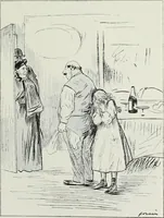 Picture 313 of 473 from Das Weib in der Karikatur Frankreichs : mit 448 Textillustrationen und 72 farbigen Kunstblättern nach seltenen und amüsanten französischen Karikaturen aus allen Zeitepochen (1907), leaf 485