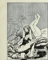 Picture 326 of 473 from Das Weib in der Karikatur Frankreichs : mit 448 Textillustrationen und 72 farbigen Kunstblättern nach seltenen und amüsanten französischen Karikaturen aus allen Zeitepochen (1907), leaf 503