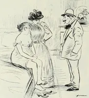 Picture 327 of 473 from Das Weib in der Karikatur Frankreichs : mit 448 Textillustrationen und 72 farbigen Kunstblättern nach seltenen und amüsanten französischen Karikaturen aus allen Zeitepochen (1907), leaf 504
