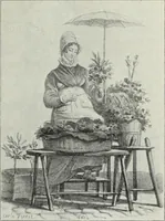 Picture 329 of 473 from Das Weib in der Karikatur Frankreichs : mit 448 Textillustrationen und 72 farbigen Kunstblättern nach seltenen und amüsanten französischen Karikaturen aus allen Zeitepochen (1907), leaf 507