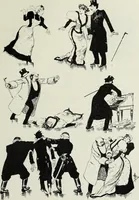 Picture 330 of 473 from Das Weib in der Karikatur Frankreichs : mit 448 Textillustrationen und 72 farbigen Kunstblättern nach seltenen und amüsanten französischen Karikaturen aus allen Zeitepochen (1907), leaf 509