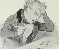 Picture 355 of 473 from Das Weib in der Karikatur Frankreichs : mit 448 Textillustrationen und 72 farbigen Kunstblättern nach seltenen und amüsanten französischen Karikaturen aus allen Zeitepochen (1907), leaf 546