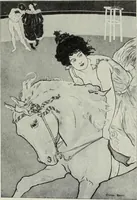 Picture 361 of 473 from Das Weib in der Karikatur Frankreichs : mit 448 Textillustrationen und 72 farbigen Kunstblättern nach seltenen und amüsanten französischen Karikaturen aus allen Zeitepochen (1907), leaf 553