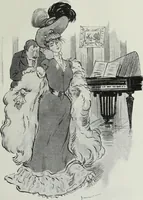 Picture 375 of 473 from Das Weib in der Karikatur Frankreichs : mit 448 Textillustrationen und 72 farbigen Kunstblättern nach seltenen und amüsanten französischen Karikaturen aus allen Zeitepochen (1907), leaf 577