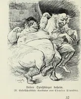 Picture 31 of 473 from Das Weib in der Karikatur Frankreichs : mit 448 Textillustrationen und 72 farbigen Kunstblättern nach seltenen und amüsanten französischen Karikaturen aus allen Zeitepochen (1907), leaf 58