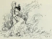 Picture 379 of 473 from Das Weib in der Karikatur Frankreichs : mit 448 Textillustrationen und 72 farbigen Kunstblättern nach seltenen und amüsanten französischen Karikaturen aus allen Zeitepochen (1907), leaf 583