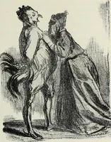 Picture 387 of 473 from Das Weib in der Karikatur Frankreichs : mit 448 Textillustrationen und 72 farbigen Kunstblättern nach seltenen und amüsanten französischen Karikaturen aus allen Zeitepochen (1907), leaf 595