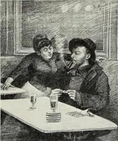 Picture 407 of 473 from Das Weib in der Karikatur Frankreichs : mit 448 Textillustrationen und 72 farbigen Kunstblättern nach seltenen und amüsanten französischen Karikaturen aus allen Zeitepochen (1907), leaf 629