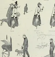 Picture 409 of 473 from Das Weib in der Karikatur Frankreichs : mit 448 Textillustrationen und 72 farbigen Kunstblättern nach seltenen und amüsanten französischen Karikaturen aus allen Zeitepochen (1907), leaf 631