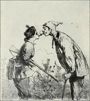 Picture 410 of 473 from Das Weib in der Karikatur Frankreichs : mit 448 Textillustrationen und 72 farbigen Kunstblättern nach seltenen und amüsanten französischen Karikaturen aus allen Zeitepochen (1907), leaf 632