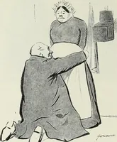 Picture 412 of 473 from Das Weib in der Karikatur Frankreichs : mit 448 Textillustrationen und 72 farbigen Kunstblättern nach seltenen und amüsanten französischen Karikaturen aus allen Zeitepochen (1907), leaf 634