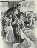 Picture 424 of 473 from Das Weib in der Karikatur Frankreichs : mit 448 Textillustrationen und 72 farbigen Kunstblättern nach seltenen und amüsanten französischen Karikaturen aus allen Zeitepochen (1907), leaf 652