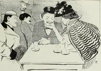Picture 435 of 473 from Das Weib in der Karikatur Frankreichs : mit 448 Textillustrationen und 72 farbigen Kunstblättern nach seltenen und amüsanten französischen Karikaturen aus allen Zeitepochen (1907), leaf 665