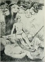 Picture 36 of 473 from Das Weib in der Karikatur Frankreichs : mit 448 Textillustrationen und 72 farbigen Kunstblättern nach seltenen und amüsanten französischen Karikaturen aus allen Zeitepochen (1907), leaf 67