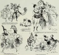 Picture 444 of 473 from Das Weib in der Karikatur Frankreichs : mit 448 Textillustrationen und 72 farbigen Kunstblättern nach seltenen und amüsanten französischen Karikaturen aus allen Zeitepochen (1907), leaf 679