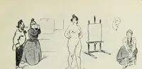 Picture 450 of 473 from Das Weib in der Karikatur Frankreichs : mit 448 Textillustrationen und 72 farbigen Kunstblättern nach seltenen und amüsanten französischen Karikaturen aus allen Zeitepochen (1907), leaf 687