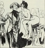 Picture 37 of 473 from Das Weib in der Karikatur Frankreichs : mit 448 Textillustrationen und 72 farbigen Kunstblättern nach seltenen und amüsanten französischen Karikaturen aus allen Zeitepochen (1907), leaf 69