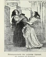 Picture 454 of 473 from Das Weib in der Karikatur Frankreichs : mit 448 Textillustrationen und 72 farbigen Kunstblättern nach seltenen und amüsanten französischen Karikaturen aus allen Zeitepochen (1907), leaf 692