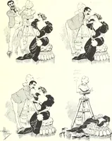 Picture 468 of 473 from Das Weib in der Karikatur Frankreichs : mit 448 Textillustrationen und 72 farbigen Kunstblättern nach seltenen und amüsanten französischen Karikaturen aus allen Zeitepochen (1907), leaf 715