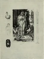 Picture 472 of 473 from Das Weib in der Karikatur Frankreichs : mit 448 Textillustrationen und 72 farbigen Kunstblättern nach seltenen und amüsanten französischen Karikaturen aus allen Zeitepochen (1907), leaf 719