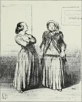 Picture 41 of 473 from Das Weib in der Karikatur Frankreichs : mit 448 Textillustrationen und 72 farbigen Kunstblättern nach seltenen und amüsanten französischen Karikaturen aus allen Zeitepochen (1907), leaf 77