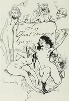 Picture 44 of 473 from Das Weib in der Karikatur Frankreichs : mit 448 Textillustrationen und 72 farbigen Kunstblättern nach seltenen und amüsanten französischen Karikaturen aus allen Zeitepochen (1907), leaf 80