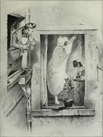 Picture 54 of 473 from Das Weib in der Karikatur Frankreichs : mit 448 Textillustrationen und 72 farbigen Kunstblättern nach seltenen und amüsanten französischen Karikaturen aus allen Zeitepochen (1907), leaf 95