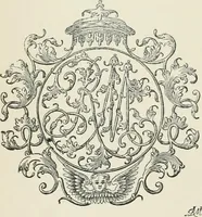An illustration from Dated book-plates (Ex libris) with a treatise on their origin and development (1895)