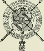 An illustration from Dated book-plates (Ex libris) with a treatise on their origin and development (1895)