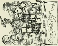 An illustration from Dated book-plates (Ex libris) with a treatise on their origin and development (1895)