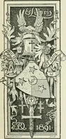 An illustration from Dated book-plates (Ex libris) with a treatise on their origin and development (1895)