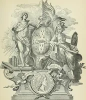 An illustration from Dated book-plates (Ex libris) with a treatise on their origin and development (1895)