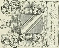 An illustration from Dated book-plates (Ex libris) with a treatise on their origin and development (1895)