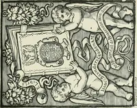 An illustration from Dated book-plates (Ex libris) with a treatise on their origin and development (1895)