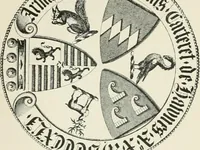 An illustration from Dated book-plates (Ex libris) with a treatise on their origin and development (1895)