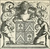 An illustration from Dated book-plates (Ex libris) with a treatise on their origin and development (1895)