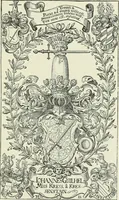 An illustration from Dated book-plates (Ex libris) with a treatise on their origin and development (1895)