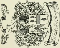An illustration from Dated book-plates (Ex libris) with a treatise on their origin and development (1895)
