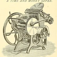 An illustration from The Dauchy Co.'s newspaper catalogue : a list of the newspapers and periodicals published in the United States and territories, and Canada, with date of establishment, frequency or day of issue, politics, denomination, nationality or special character, etc. .. (1897)